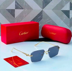 Cartier Rimless Gold Frame Glasses