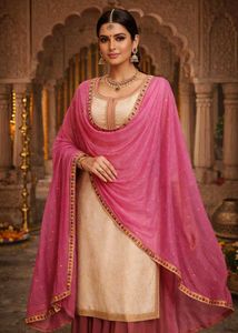 🇳🇿💫🎀Pink dupatta