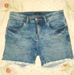 JEALOUS 21 BLUE DENIM HOT PANT