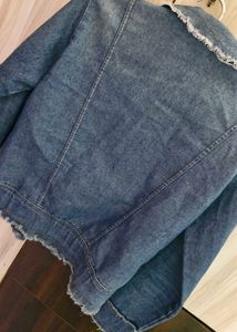 Stylish Distressed Denim Jacket