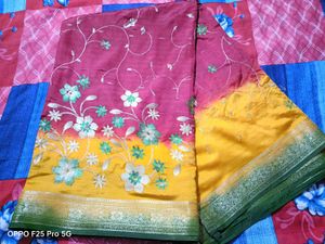 Beautiful Maroon Saree