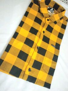 Yellow &amp; Black Checked Shirt🌟