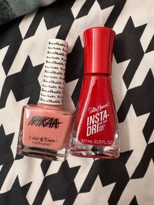 Nykaa & Sally Hansen Nail Polish Set