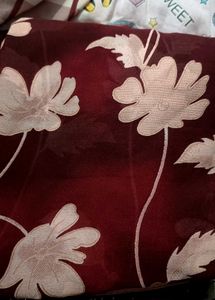 Elegant Floral Print Saree