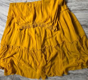 Vibrant Yellow Embroidered Kurta Set