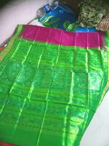 Sambalpuri half tissue pata saree