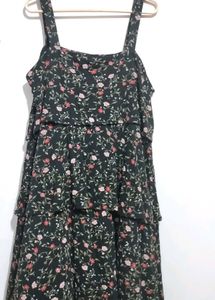 Floral Print Tiered Dress