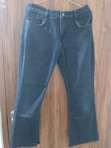 Flared Dark Wash Jeans