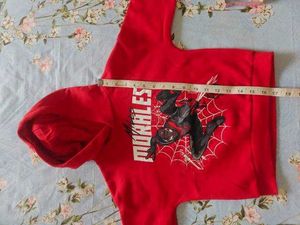 Red Spiderman hoodie purchased from America.