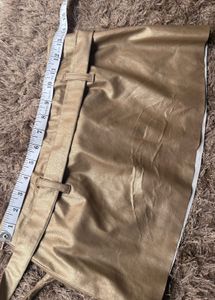 Faux Leather Tie Waist Mini Skirt