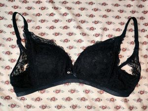 Black Lace Bra