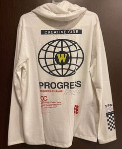 Highlander White Printed Hoodie