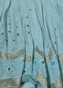 Beautiful Sky Blue Ethnic Gown for Sale ✨
