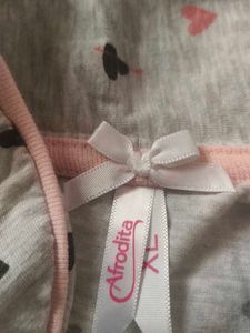 Heart Print Pajama Set