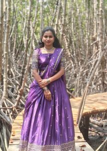 Stunning Purple Embroidered Lehenga Choli