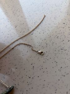 NATURAL 925 silver with Abalone Shell Necklace