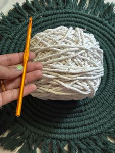 DIY Macrame Cord &amp; Crochet Hook Set