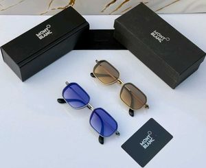 Mont Blanc Octagonal Sunglasses