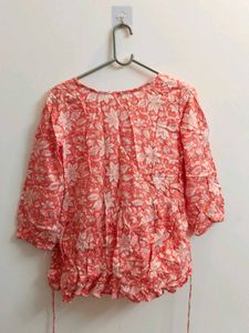 New floral Print Cotton Top