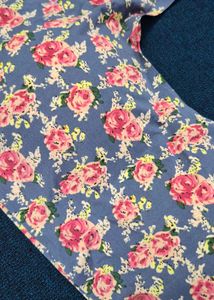Seamless Floral Print Sports Bralet
