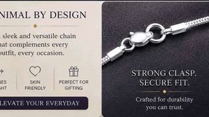 Elegant Silver Chain Necklace