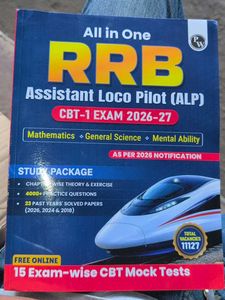 RRB Assistant Loco Pilot (ALP) CBT-1 Exam Prep Boo