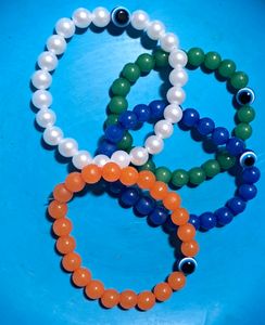Flag Colours Evil Eye Trendy Bracelet Combo