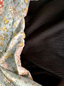 A floral printed beautiful multicoloured top