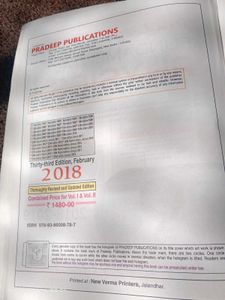 Combo Pradeep Fundamental Physics Class12 Vol1 ,2