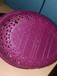 purple basket with free branded products