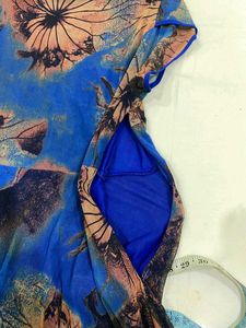 Bohemian Floral Print Midi Dress