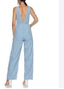 Retro Denim Forever21 Jumpsuit
