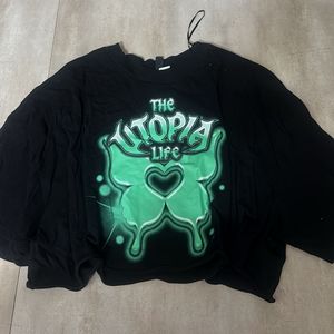 H&M oversized cropped Tshirt