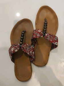 Boho Floral Thong Sandals
