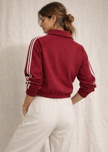 Maroon Half-Zip Pullover