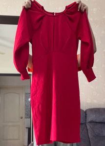 A Beautiful Red Sheath Dress