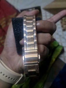 Original GENEVA Rose Gold Crystal Watch for Women