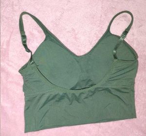 Puma Olive Green Sports Bra