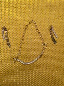 Chunky Chain Necklace & Earrings Set