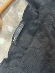 ZARA Black Crop Top