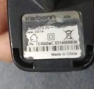 karbonn original charger adaptor