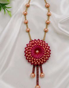 A beautiful pinkish necklace
