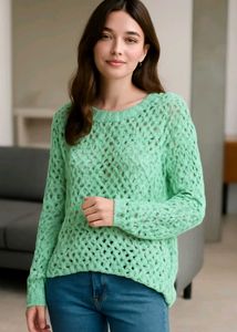 Mint Green Knit Sweater💚🔫