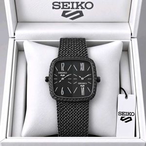 Seiko Double time PREMIUM QUALITY MENS WATCH