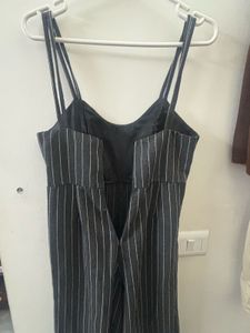 Chic Pinstripe Jumpsuit/ Culotte
