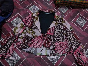 Stylish Printed Crop Top