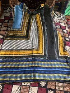 Colorful Geometric Print Kurta