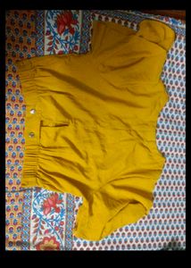 Mustard V-Neck Top