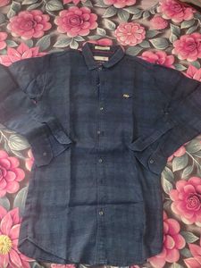 Pacific Vintage Fit Blue Checkered Shirt