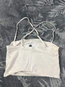 white mini top